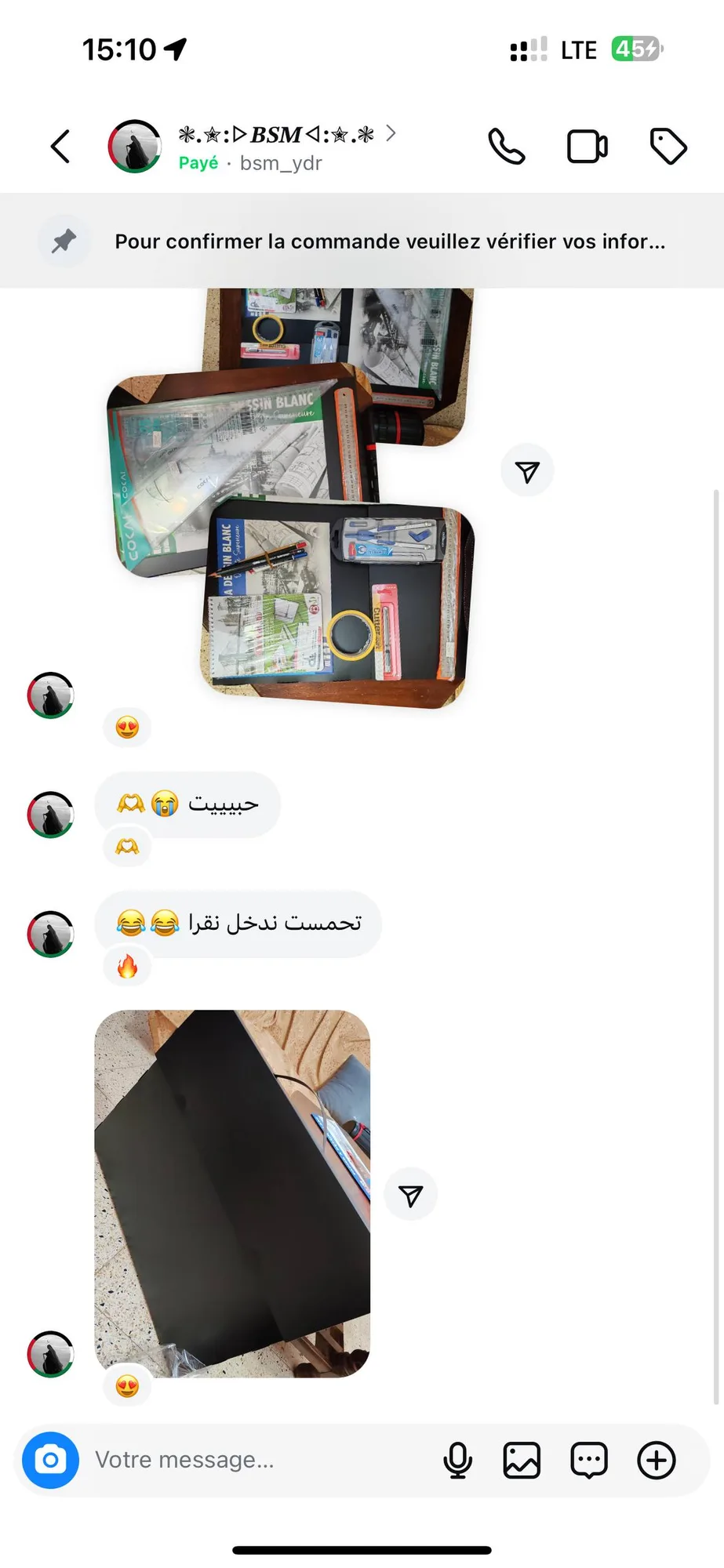 Student testimonial review screenshot